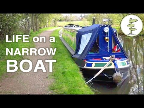 TV Journalist Quits His Job to Live on a Tiny House Boat & Cruise UK Canals Full-Time