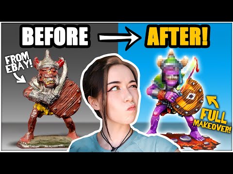 I Restored One of Games Workshop's OLDEST Miniatures for Golden Demon!