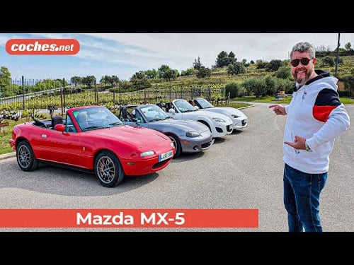 Las cuatro generaciones del MAZDA MX-5 | Prueba / Test / Review en español | coches.net