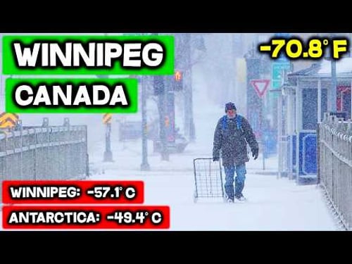 WINNIPEG - The Coldest City In North America - Why Do 900,000 People Live Here?