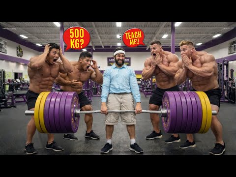 He Pretended to Be a Beginner… Then Lifted THIS! 😱 | Anatoly Gym Prank