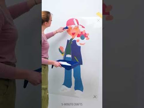 Light up your bedroom with this Pokémon painting with stencils 💡