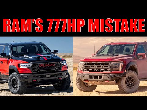 2027 Ram SRT TRX vs Ford Raptor R: 777 HP and it still loses!