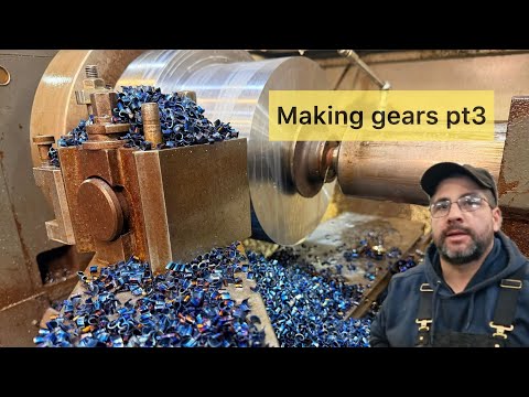 Colchester Mastiff Put to the Test: Cutting a Massive Pinion Gear for a Vintage Steam Engine