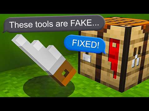 I Coded Dumb Ways To Fix Minecraft...