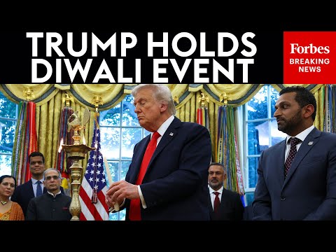 FULL: President Trump Holds Diwali Event In The Oval Office And Takes Questions From Reporters