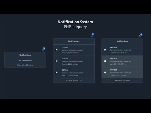 How to make Real Time Notification System Using PHP and jQuery