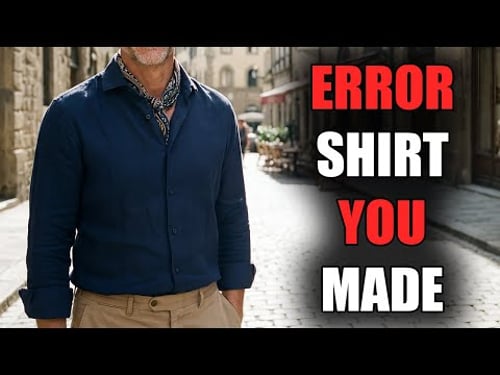Stop Looking Like a Grandpa: The Fatal Shirt Mistake | Men's Fashion 50+