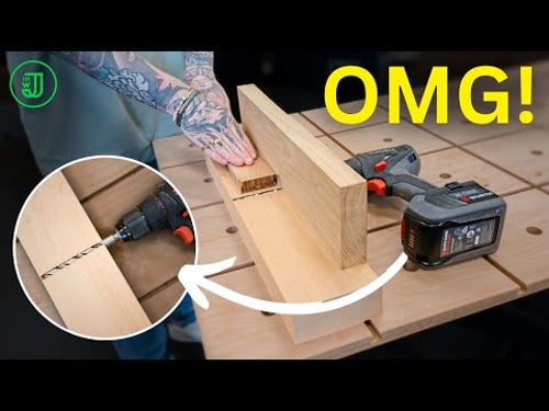 Holz ABRICHTEN mit dem AKKUSCHRAUBER 👉 Dieser TRICK verändert ALLES! | Jonas Winkler