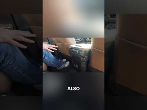 2026 Toyota Grand Highlander Platinum Rear Seat Perks Storage, Power & Climate Control!