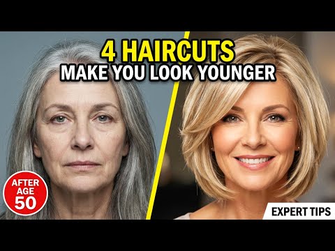 4 Haircuts that make Older Women LOOK YOUNGER after 50 | Wise advice