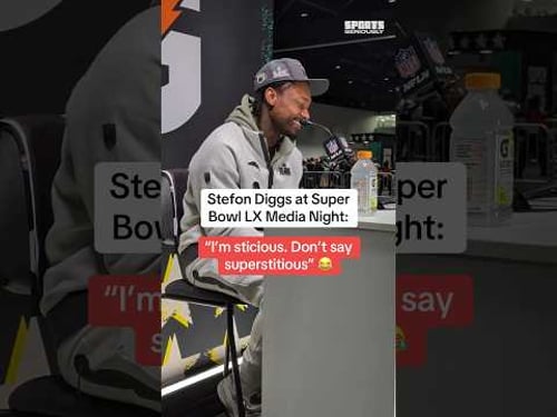 Stefon Diggs has his “-stitions” he does before playing 😂 #shorts