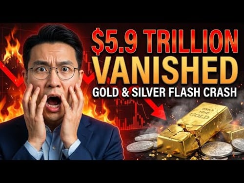 $5.9 TRILLION Vanished in 30 Minutes: Gold & Silver FLASH CRASH.