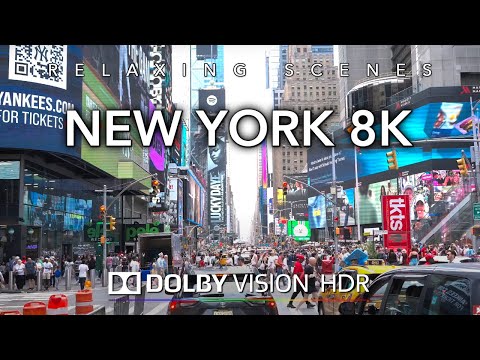 Scenic Drive of New York City 8k Dolby Vision HDR