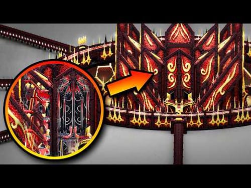 Die EINRICHTUNG der GRÖßTEN NETHER BASE in Minecraft...