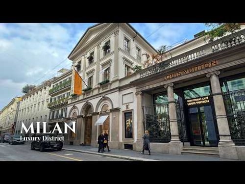 Milan Luxury District 🇮🇹 | Montenapoleone & Fashion Streets • 4K City Walk