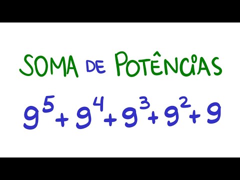 Duas Maneiras de Somar 9⁵ + 9⁴ + 9³ + 9² + 9