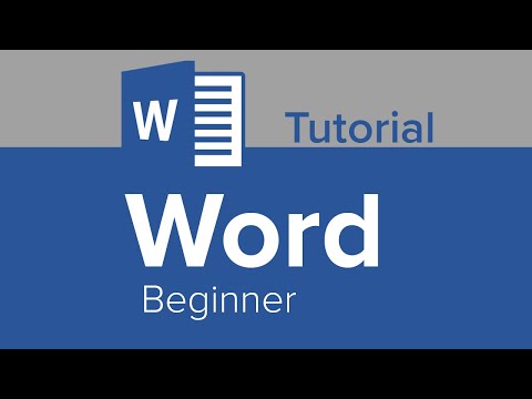 Word Beginner Tutorial