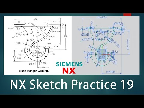 NX Sketch Practice - 19