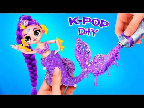 DIY Mermaid, Unicorn and Fairy for K-Pop Demon Hunters! 10 L.O.L. Doll Crafts