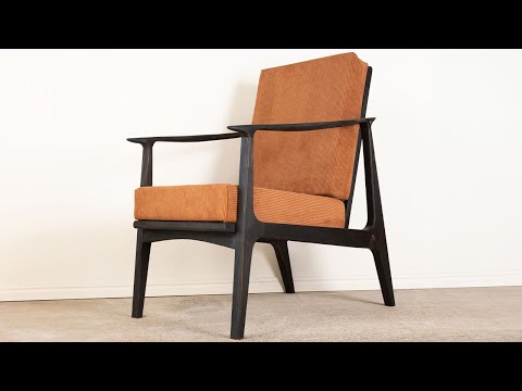 Making a Mid Century Modern Chair From Garbage Timber