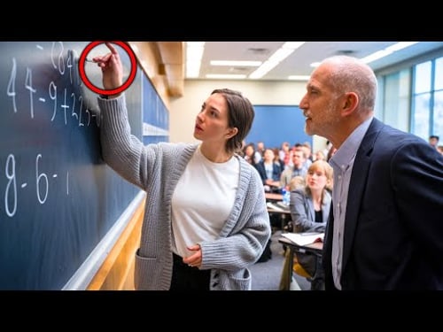 Elite Teacher Forces A Simple Woman to solve a Math Problem, Unaware She's a Mathematical Genius!