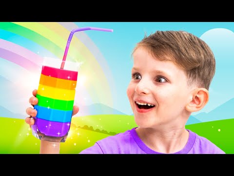 š Magic Rainbow Juice! š§ The Color-Changing Drink