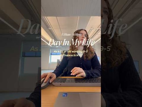 Just a finance girl in the big city #minivlog #nyc #9to5 #diml #dayinmylife #finance #analyst