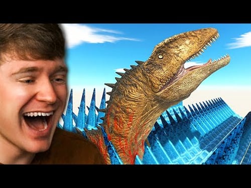DINOSAURS vs SPIKE TRAP in ARBS!? (Reaction)