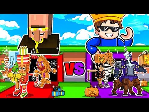 0 To 100 Trillion CHRISTMAS V/s HALLOWEEN Only Brainrot Challenge in Steal A Brainrot Roblox!!!