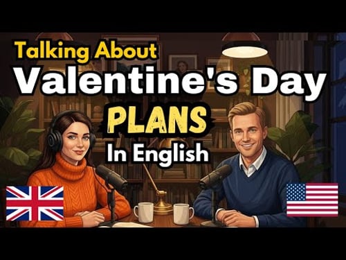 How to talk about Valentine's Day plans in English | Learn English with Real Conversations
