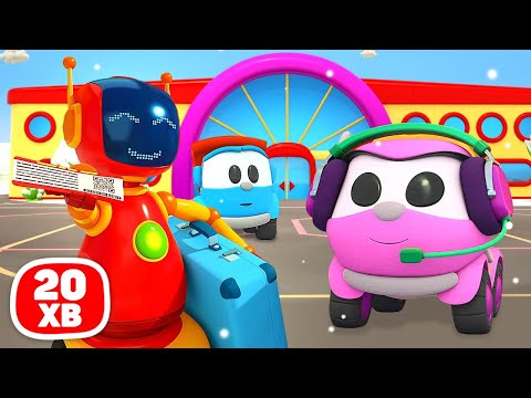 Вантажівочка Льова: пригоди машинок в аеропорту. Мультфільм українською для дітей ✈️🚗