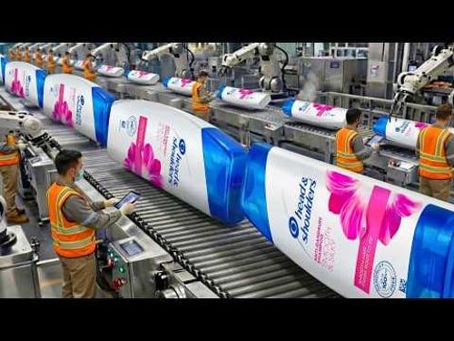 How Head & Shoulders is Produced in The USA Factory: How Oldest Shampoo Factory Makes (Full Factory)