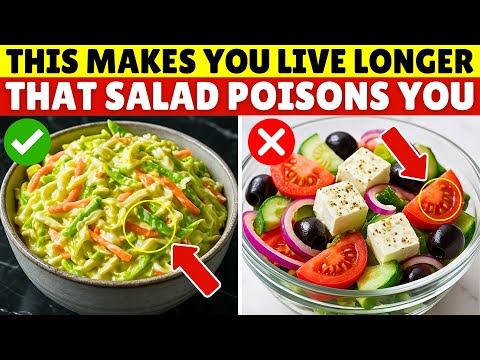 Over 70? 4 Salads You Should NEVER Touch and 4 You MUST Eat NOW | Senior Health Tips