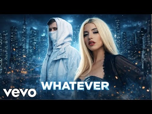 Alan Walker & Ava Max - Whatever (Snazly Music Lyrics Video)