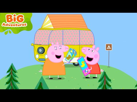Peppa Pig's Campervan Holiday 🏕 Peppa&George:Camping Day Out 🐽 18 Minutes | Big Adventures