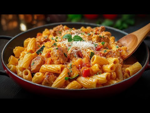 ¡Esta receta te volverá loco! ¡Nunca había comido una pasta tan deliciosa!