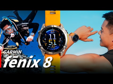 GARMIN 拼了!2024 旗艦錶再升級 / 上山又下海,依舊無所不能!fēnix 8