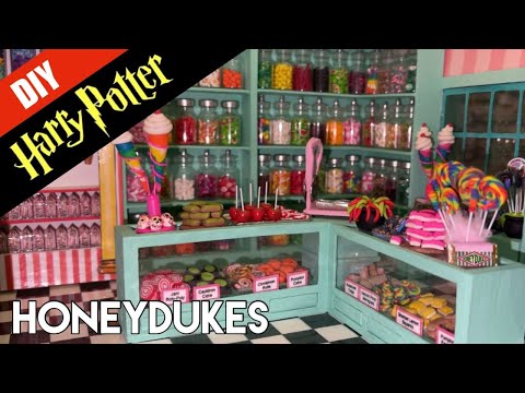 ⚡️Harry Potter DIY: Honeydukes Sweet Shop - DIORAMA - Interior