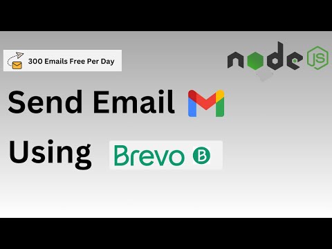 How to Send Emails with Brevo in Node.js | Send Email using NodeJs