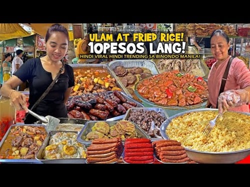 10Pesos lang "LAHAT ng ULAM pati FRIED RICE" sa BINONDO! Hindi TRENDING at Hindi VIRAL!