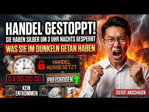 BREAKING: Silberhandel über Nacht HALTED (was ist passiert?)