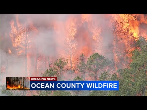 Ocean County wildfire burns 11,500 acres in New Jersey