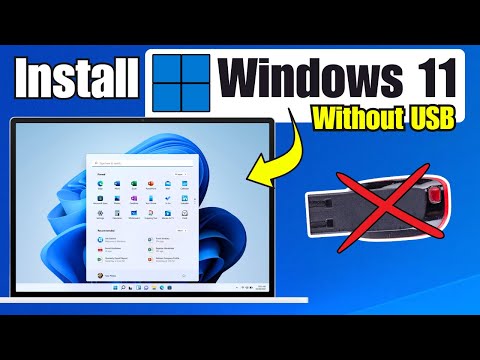 How to INSTALL Latest Windows 11 without USB Drive - EASY STEPS 2025