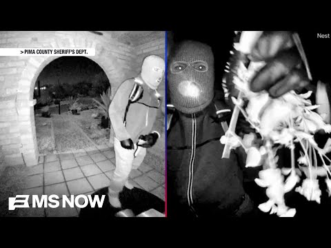 Video shows masked & armed man obstructing camera at Nancy Guthrie's door