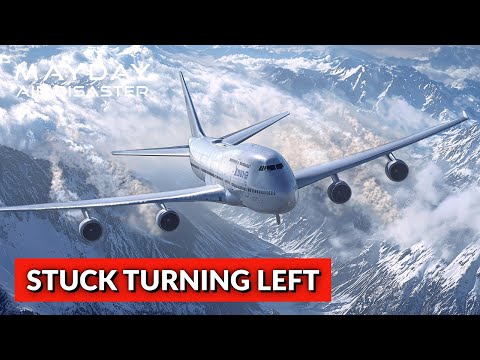 Boeing 747 Rudder Jammed Mid Flight Over Ocean | Mayday Air Disaster