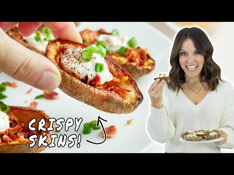 Extra Crispy Loaded Potato Skins