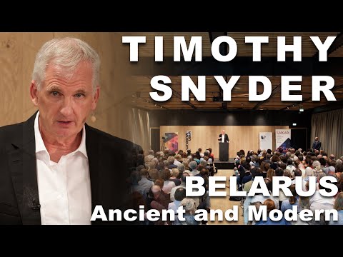 Timothy Snyder on Belarus: Revisiting a central European history
