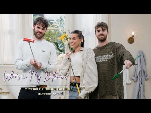 The Chainsmokers & Hailey Bieber eat custom hot dogs & play mini golf | WHO'S IN MY BATHROOM?
