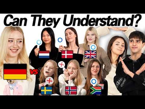 How Similar Are Germanic Languages? Can They Understand Each Other?